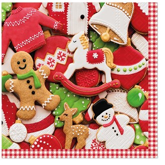 Gingerbread Clothes napkins